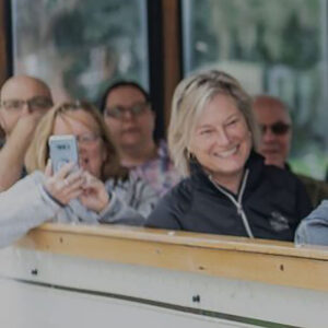 Old Savannah Tours guests aboard trolley